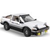 Cada stavebnice bílé závodní auto Initial-D AE86 Trueno C61024W