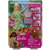 Barbie štěně party set panenka a zvířata