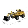 Cada C65004W cihly stavební vozidla set 2v1 nakladač a buldozer 693 prvků