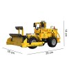 Cada C65004W cihly stavební vozidla set 2v1 nakladač a buldozer 693 prvků