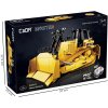 Dálkově ovládaný buldozer RC buldozer s cihlami 2826 prvků