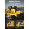 Dálkově ovládaný buldozer RC buldozer s cihlami 2826 prvků