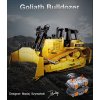 Dálkově ovládaný buldozer RC buldozer s cihlami 2826 prvků