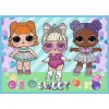 Puzzle 4v1 Seznamte se s panenkami L.O.L. Surprise! 207 dílků