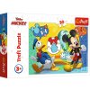 Puzzle 30 dílků Mickey Mouse a veselý domeček