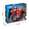 Závodní dráha Motocykl 484 el C51024W cihly na dálkové ovládání