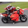 Závodní dráha Motocykl 484 el C51024W cihly na dálkové ovládání
