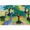 Sada figurek divokých dinosaurů v kontejneru 40 dílků