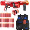 Nerf N-Strike Mega Rotofury B1269 + 24 MEGA šípů + MEGA pásek na šípy + vesta
