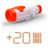 Bílý zaměřovač + 20 šípů Accustrike Nerf - odstřelovačská sada