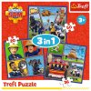 Trefl Puzzle 3v1 Hasič Sam v akci 106 prvků