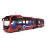 Kloubový autobus Volvo 40 cm Červené vozidlo MHD