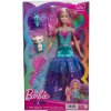 Barbie malá sada Sběratelská panenka a Touch of Magic, růžovovlasá víla + mazlíčci a doplňky