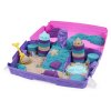 Kinetic Sand kinetický písek mořská panna palác sada kufrů 3 barvy + příslušenství