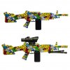 Automatická puška s gelovými kuličkami s grafikou Joker M249 + brýle + elektronický terč