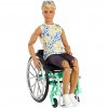 Barbie Panenka Ken na invalidním vozíku GWX93