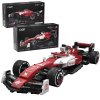 Stavební bloky CaDA závodní auto červené závodní auto Alfa Romeo F1 Team ORLEN C42 Formule 1 vozidlo auto 271 prvků
