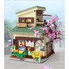 Stavební bloky CaDA Kitty Shop budova v japonském stylu s LED osvětlením 921 prvků C66015W