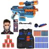 Nerf Elite 2.0 Phoenix CS-6 E9961 MEGAPACK vesta + 20 šípů + šátek + terče + brýle + opasek na ruku