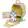 Pamper Petz Husky pes z gangu plíšků 20 cm + příslušenství
