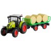 Traktor s přívěsem se zvukovými a světelnými efekty Hay 37,5 cm
