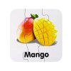 Vzdělávací puzzle ovoce puzzle 10 připojení