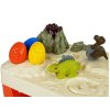 Daisy Play Dough Table Dinosauři Vejce Forma Sopka se zářící lávou 4 barvy