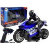 Sportovní motocykl 2,4G dálkově ovládaný Racer Range 35m modrý
