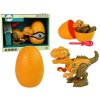 Dinosaurus Tyrannosaurus Rex sada se šroubovákem Egg DIY Orange