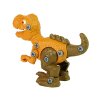 Dinosaurus Tyrannosaurus Rex sada se šroubovákem Egg DIY Orange