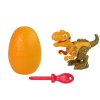 Dinosaurus Tyrannosaurus Rex sada se šroubovákem Egg DIY Orange