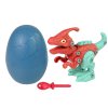 Sada Dinosaur Parasaurolophus se šroubovákem na vejce