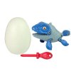 Sada Dinosaur Mosasaur s vajíčkem DIY šroubovák modrý