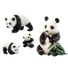 Figurka Zvířata Set Papoušek Panda