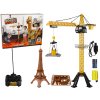 Stavební jeřáb Ovládán dálkovým ovladačem R/C 90 cm vysoká konstrukce Eiffelovy věže
