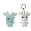 DIY Diamond Reindeer DIY Crystals 3D Keyring Set Blue