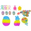 Easter Fidget Toys Set Velikonoční vajíčka dekorace