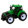 Sada zemědělských traktorů farma 4 barevné kusy