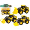 Sada stavebních vozidel 3 žluté modely