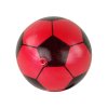 Červený černý gumový míč velký 23 cm lehký