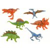Vrtulník Dinosauři Sada vozidel 6 barevných kusů