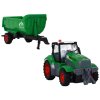 R/C traktor s přívěsem 1:24 svítí zeleně