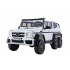 Mercedes G63 Bateriový vůz 6x6x bílý