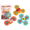 Sensory Toy Spinners Ladybug Bee Butterfly přísavky