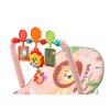 Houpací křeslo Bouncer For Baby Vibration Sound Houpací houpačka Pink Lion