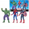 Marvel 3-Pak Figurky Hulk Spider-man a Kapitán Amerika F6601