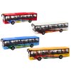 Městský autobus s třecím pohonem, 15 cm, kovový