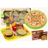 Fast Food Set Pizza Hamburgery Hranolky Příslušenství pro děti 24 ks.
