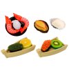 Sada hraček Sushi, krevetové doplňky pro děti, 24 kusů.