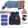 Nerf Elite 2.0 Warden DB-8 Blaster E9959 + terče + vesta + brýle + Bandana + 30 šipek